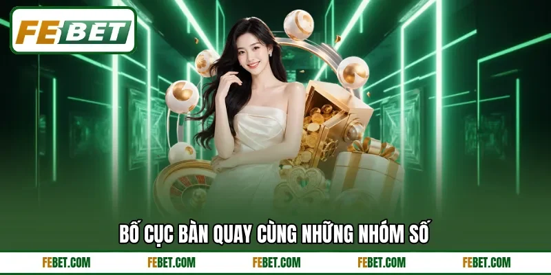 Bố cục bàn quay cùng những nhóm số